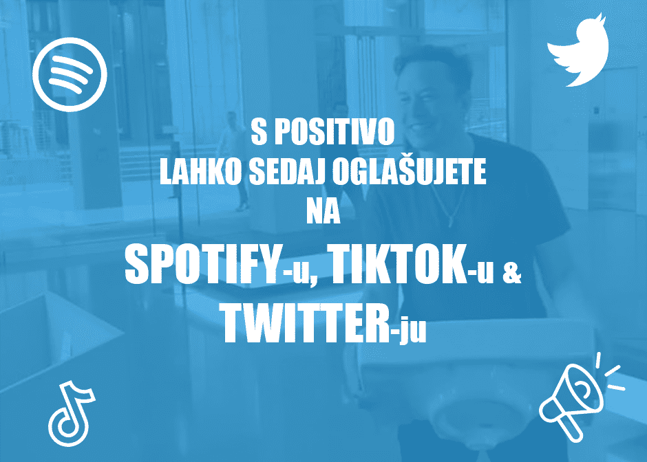 Posititva Tik Tok, Twitter, Spotify