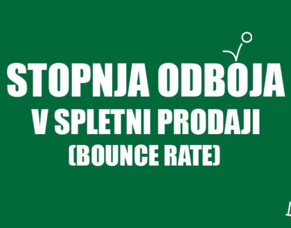 stopnja odboja v spletni prodaji positiva rešitve d.o.o.