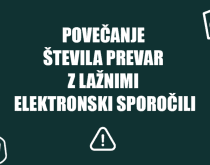 ALARM povečanje prevar