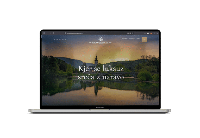 SPLETNA STRAN BOHINJ MOUNTAIN DREAMS positiva