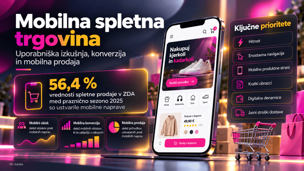 Mobilna spletna trgovina in nakupna izkušnja
